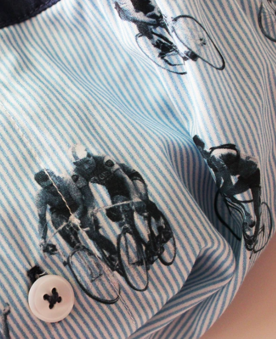 Blue boxershort with bikes Sixtine's - Maxime