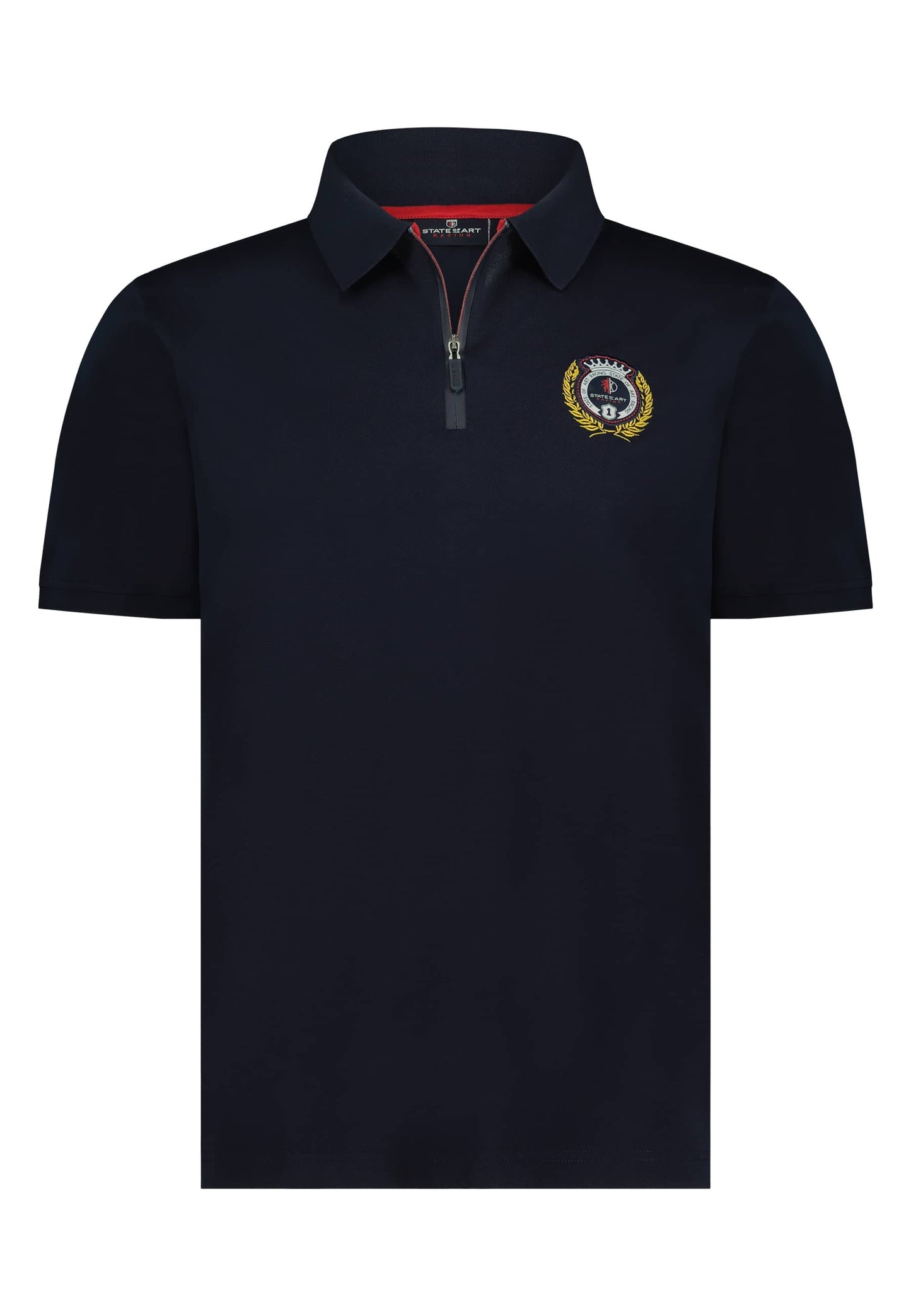 Navy cotton regular fit polo State of Art - 13965/5900