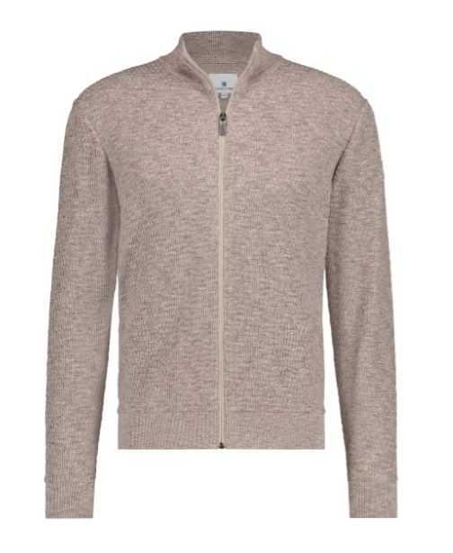  Zandkleurige katoenen gilet met rits State of Art - 21056 