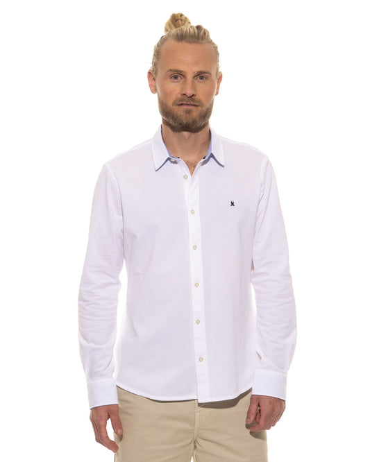 White cotton slim fit shirt Gaastra - 12530/W002