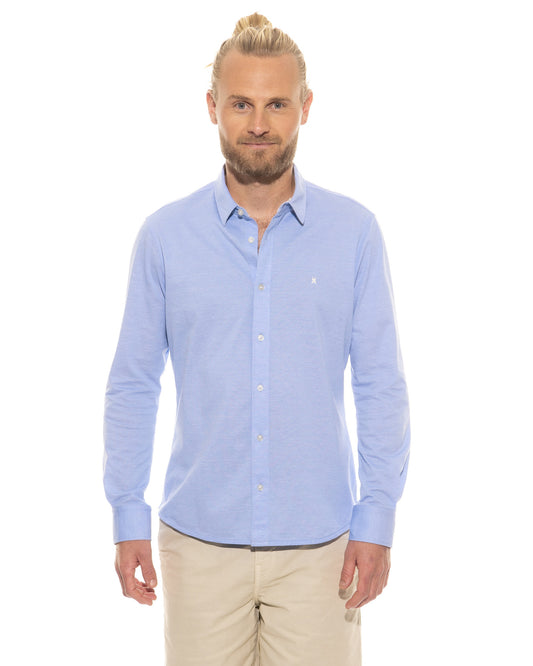 Blue cotton slim fit shirt Gaastra - 12530/B005