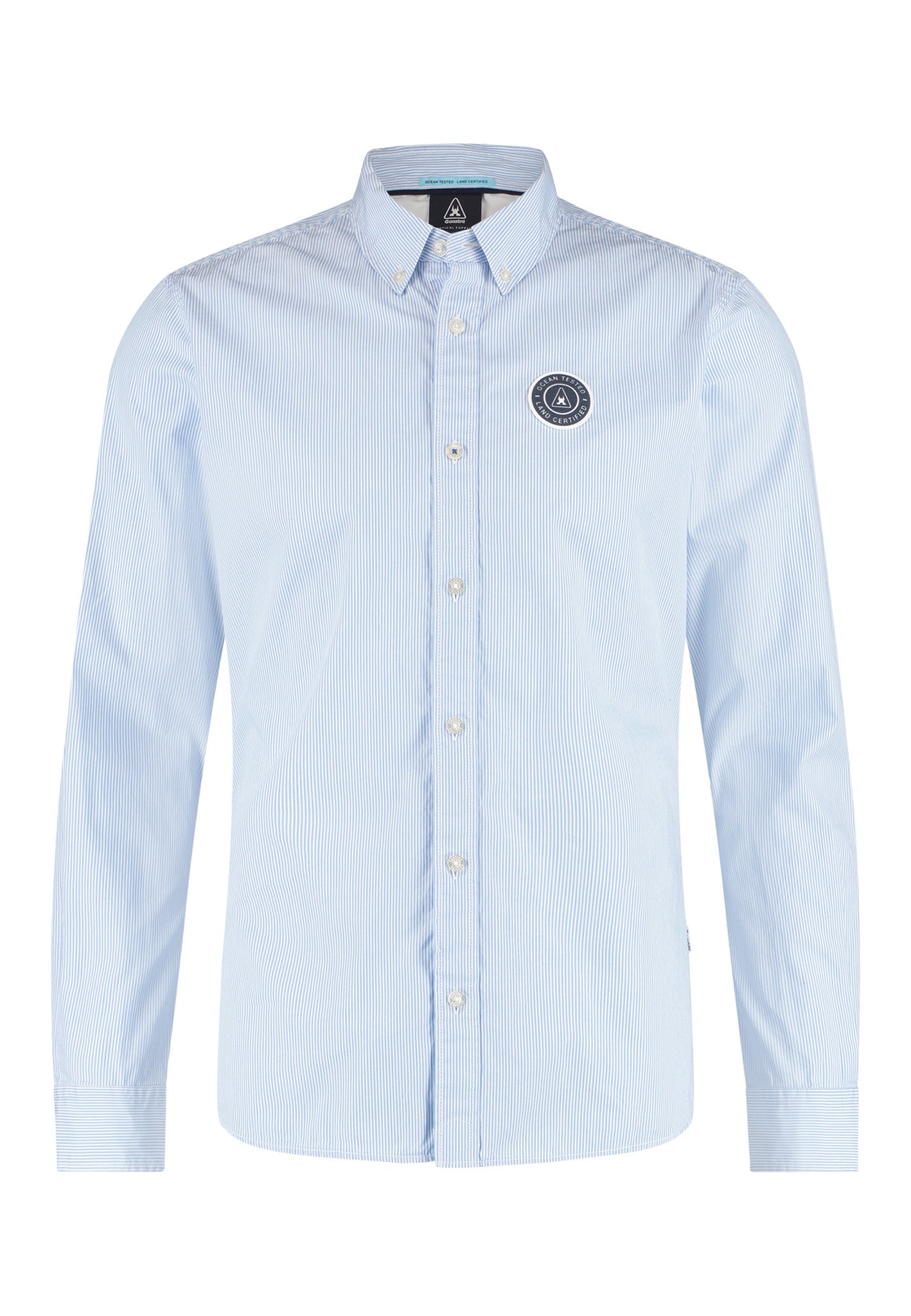 Lightblue striped cotton slim fit shirt Gaastra - 12529/B005